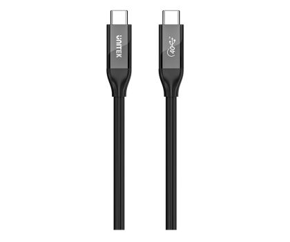 Kabel UNITEK przewód USB-C 4.0 PD 100W 40 Gbps 8K 2 m C14100ABK01-2M